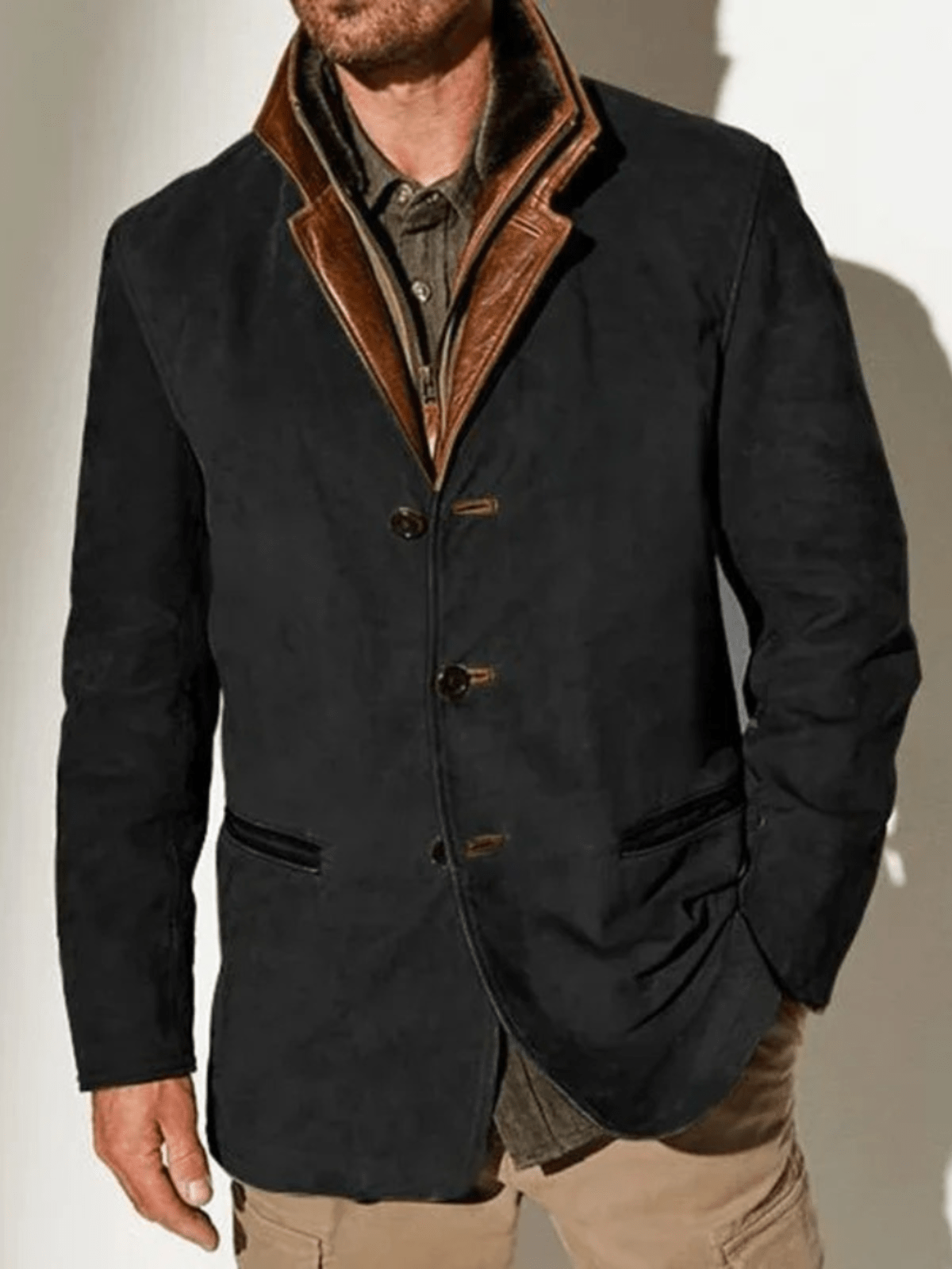 Dorian Men's Jacket – Rugged & Refined Vintage Leather Jacket with an Enduring Style