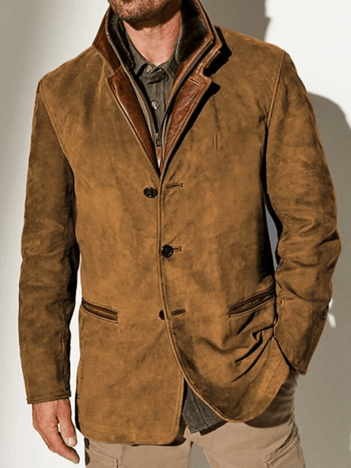Dorian Men's Jacket – Rugged & Refined Vintage Leather Jacket with an Enduring Style