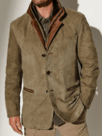 Dorian Men's Jacket – Rugged & Refined Vintage Leather Jacket with an Enduring Style
