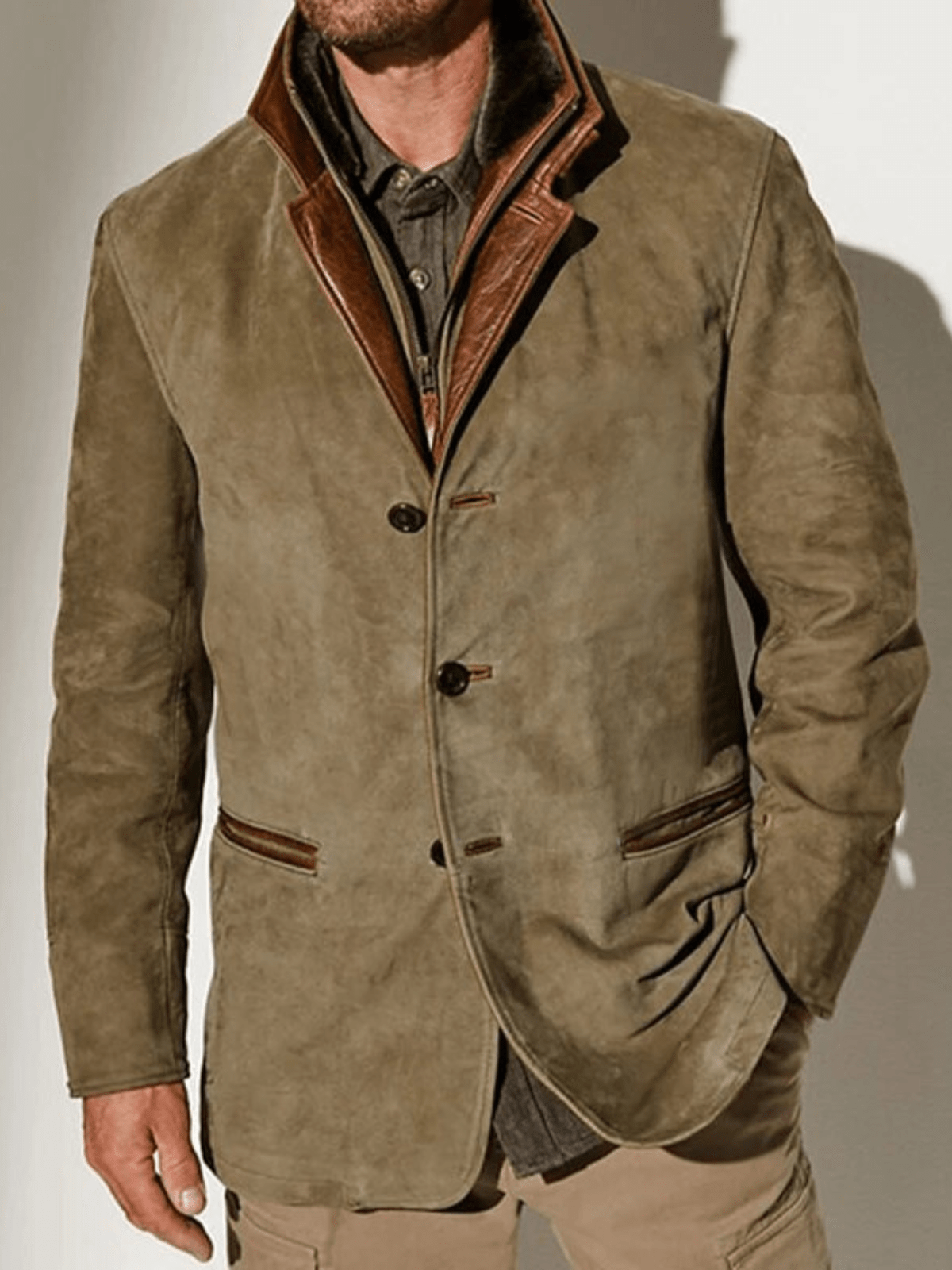 Dorian Men's Jacket – Rugged & Refined Vintage Leather Jacket with an Enduring Style