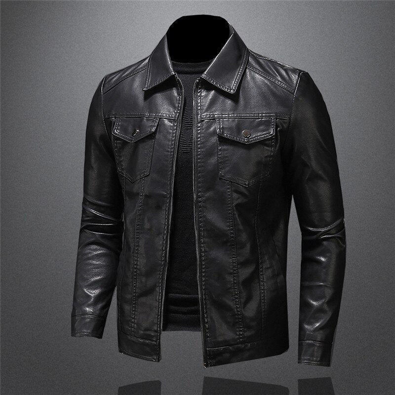 Anthony Men's Premium Leather Jacket – Timeless Style, Built to Last & Elegant